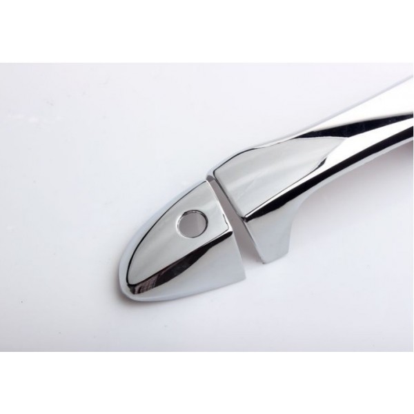 YIDEEAUTO Chrome 4 Door Handle Cover for 2014 2015 Toyota Corolla without Passenger Keyhole
