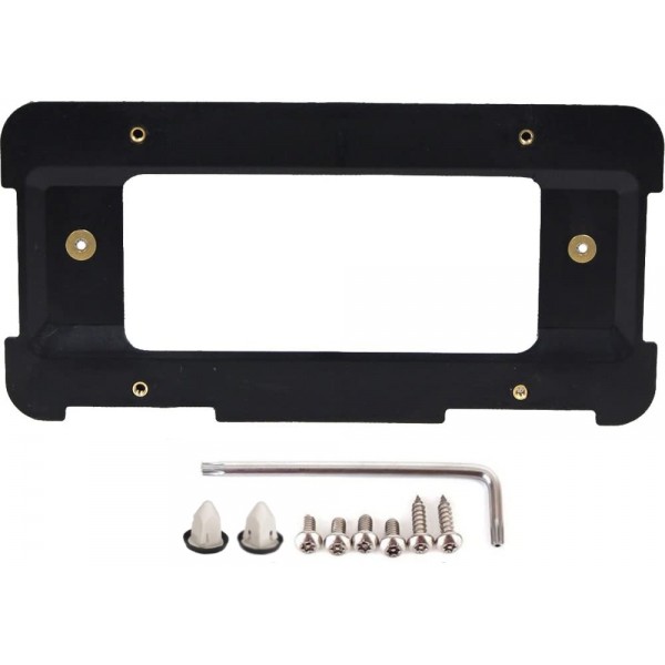 YIDEEAUTO Rear License Plate Holder Base Mount Bracket Compatible with BMW 1/2/3/4/5/6 Series X1 X3 X4 X5 X6 Z4, Replacement for 51187160607 511882380615 Tag Frame Holder Trunk Mount Adapter